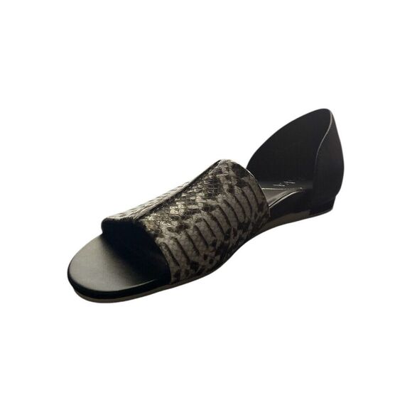 SoftWalk Sava Calera Flat Slip On Black/Grey  Leather Women's Sz US 6.5/EUR 37M - Picture 3 of 8